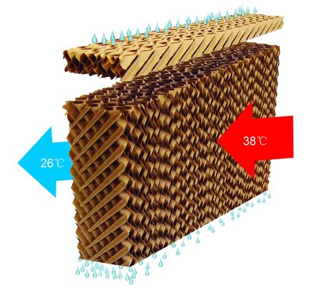 Auto Broiler Layer Pig Cooling Pads For Poultry Houses